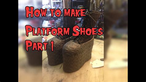 how to make platform shoes|how to make cosplay shoes.